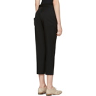 Ys Black Double Waistband Trousers