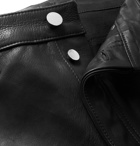 AMIRI - Skinny-Fit Leather Trousers - Black