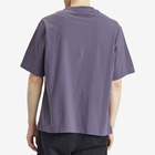 Maison Kitsuné Men's Chillax Print Oversize T-Shirt in Fig