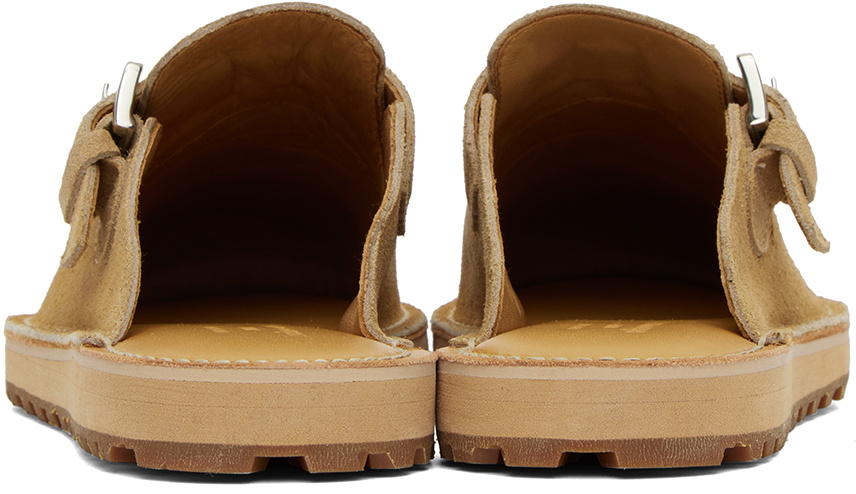 Comme des Garçons Homme Beige Pin-Buckle Loafers