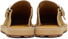 Comme des Garçons Homme Beige Pin-Buckle Loafers