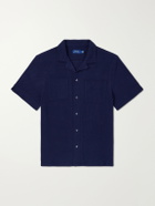 Polo Ralph Lauren - Pointelle Cotton-Knitted Polo Shirt - Blue