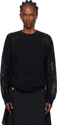 Ann Demeulemeester Black Lalla Oversize Sweater