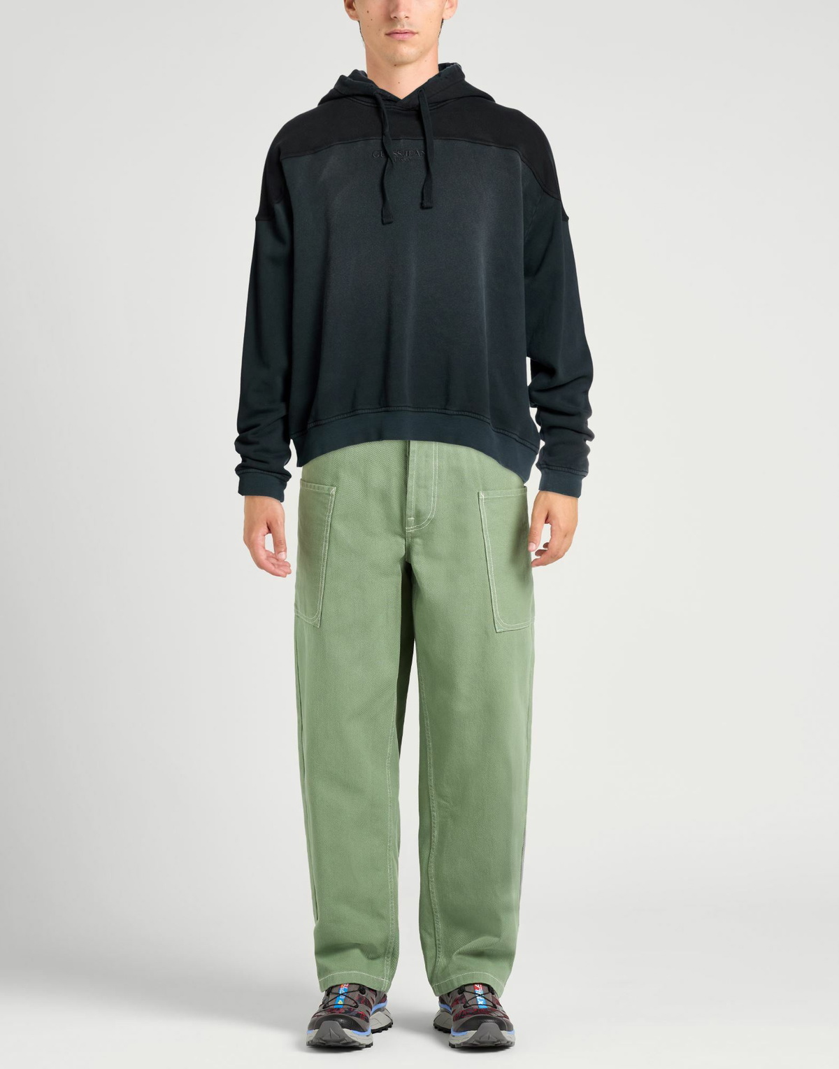 Guess Mens Sweatshirt Charcoal