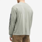 Brain Dead Men's Bio Dog Long Sleeve T-Shirt in Seagrass