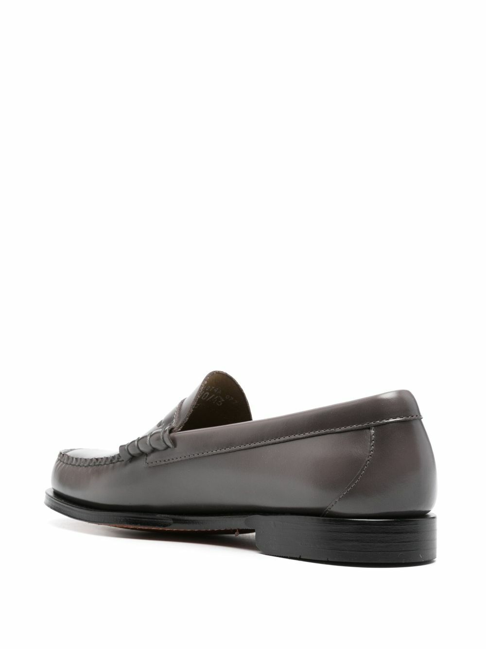 G.H. Bass & Co. Grey Weejuns Leather Penny Loafers G.H. Bass 