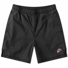 Nike Men's Heritage Washed Woven Short in Black