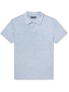 Vilebrequin - Pyramid Linen-Jersey Polo Shirt - Blue