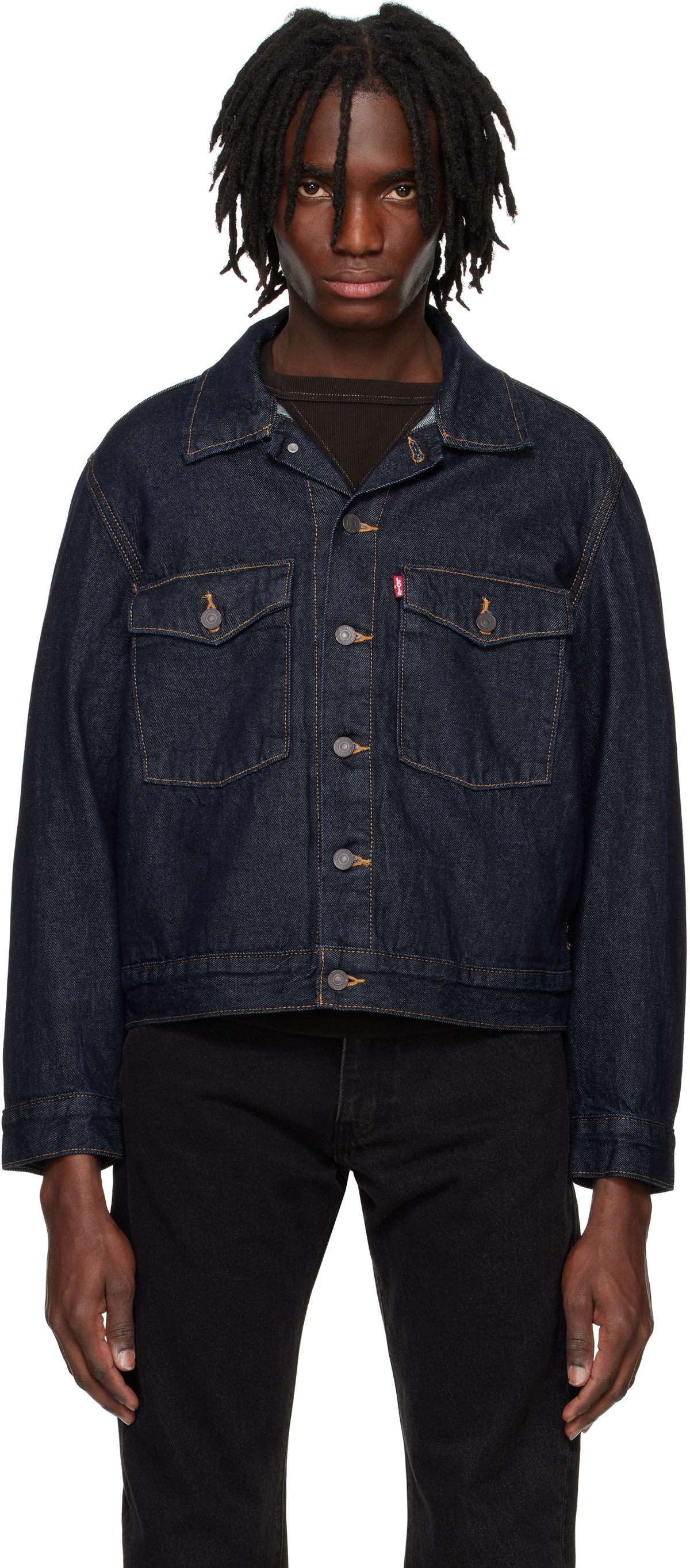 Levi's Navy Embarcadero Station Denim Jacket
