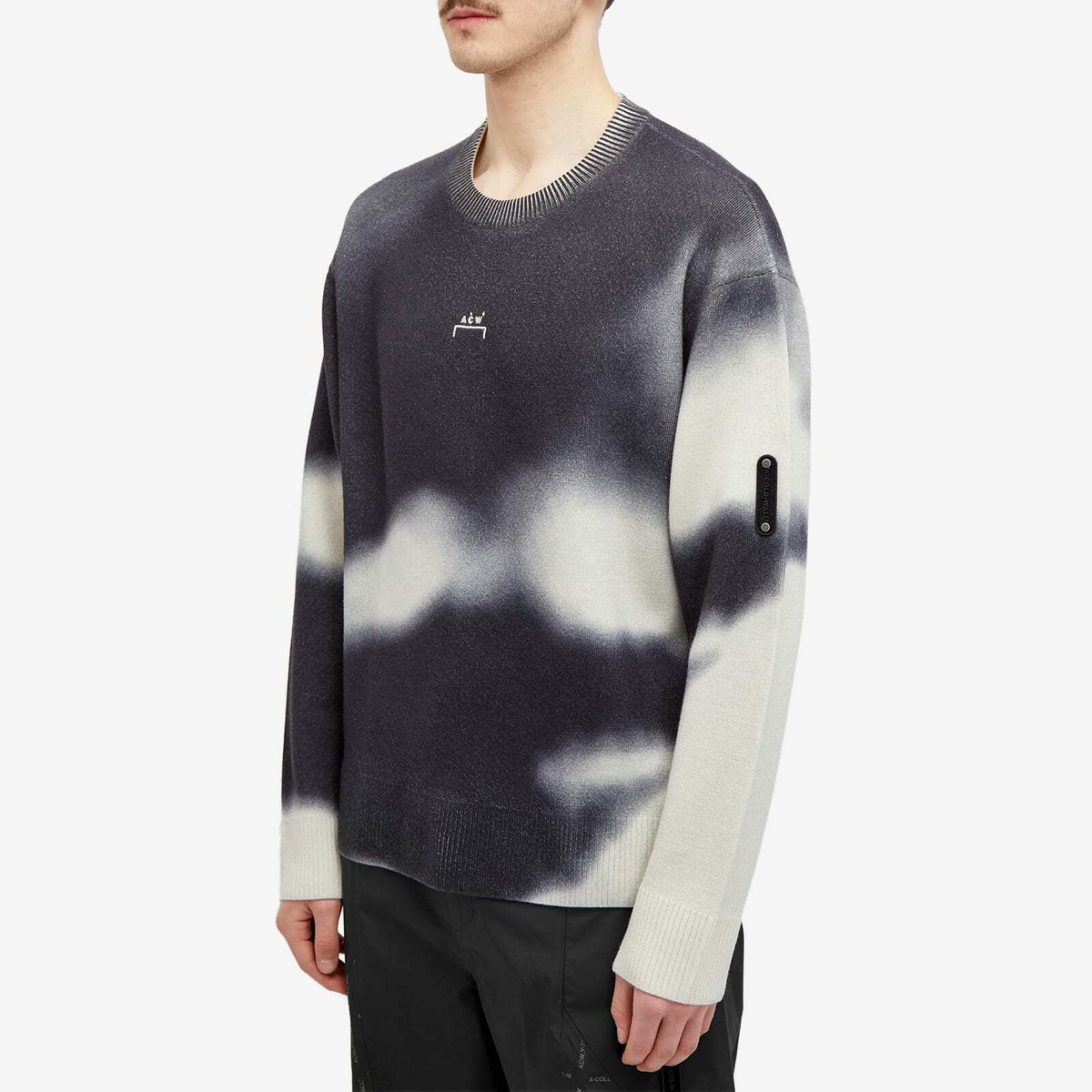 a-cold-wall ニット A-COLD-WALL* Men's Gradient Sweater in Onyx A-Cold-Wall*
