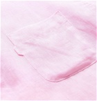 DEREK ROSE - Monaco Linen Shirt - Pink