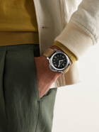 Panerai - Luminor Base Logo Hand-Wound 44mm Stainless Steel and Suede Watch, Ref. No. PAM01086