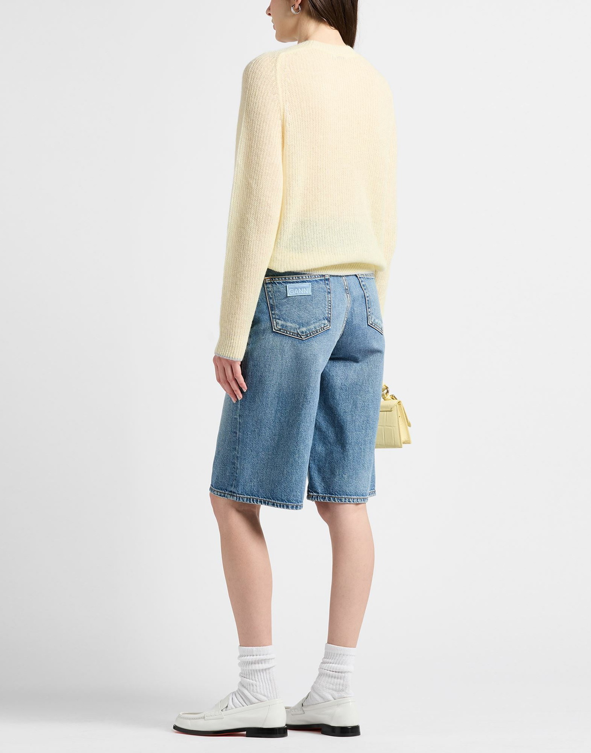 Peserico Womens Sweater Pastel in Yellow