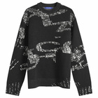 A-COLD-WALL* Men's Annex Crew Knit in Grey Slate