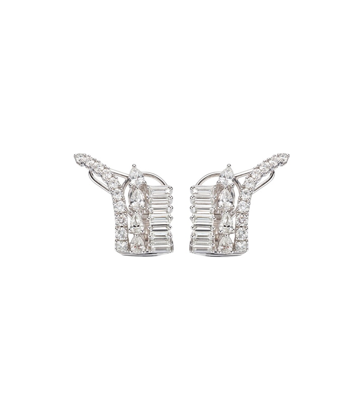 Photo: Yeprem Y-Couture 18kt white gold earrings with diamonds