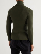 Fusalp - Ceillac Ribbed-Knit Rollneck Ski Base Layer - Green