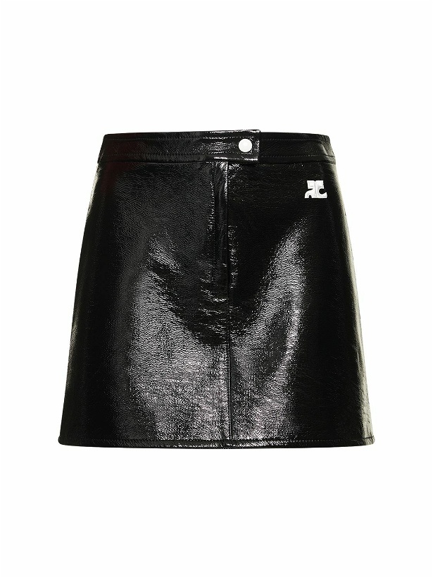 Photo: COURREGES - Vinyl Mini Skirt
