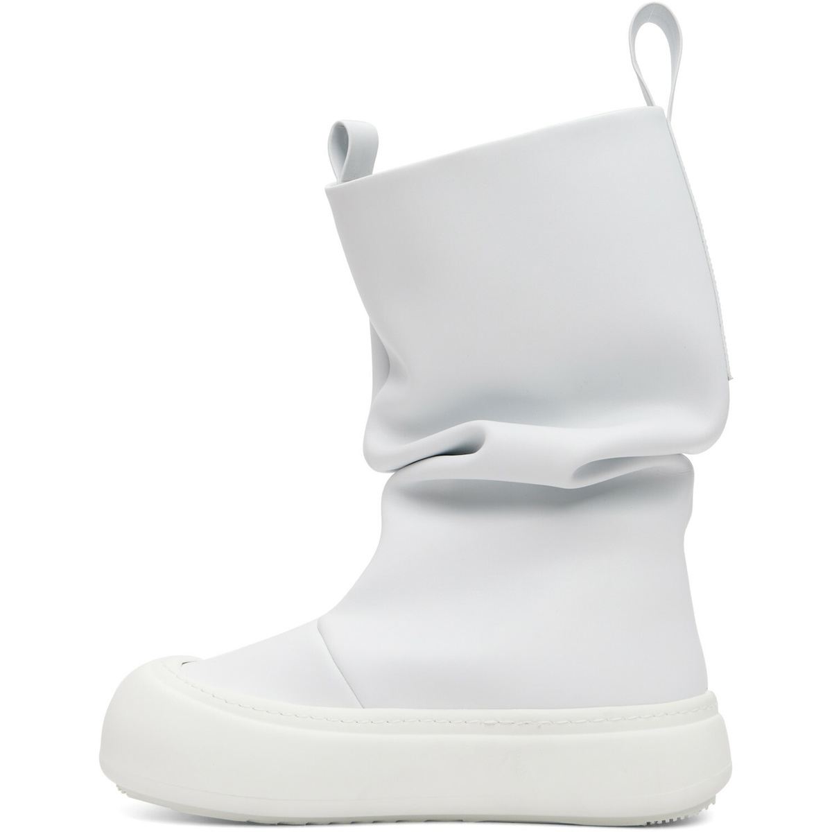 YUME YUME SSENSE Exclusive Off-White Low Fisherman Chelsea Boots