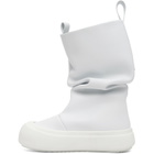 YUME YUME SSENSE Exclusive Off-White Low Fisherman Chelsea Boots