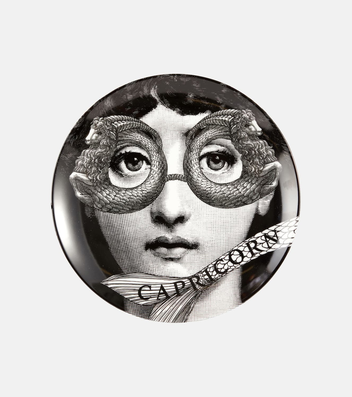 Fornasetti Tema e Variazioni N.357 Capricorn wall plate