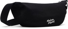 Maison Kitsuné Black Double Fox Head Pouch