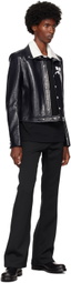 Courrèges Black Contrasting Polo