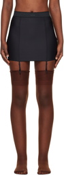 SKIMS Black SKIMS Body Garter Miniskirt