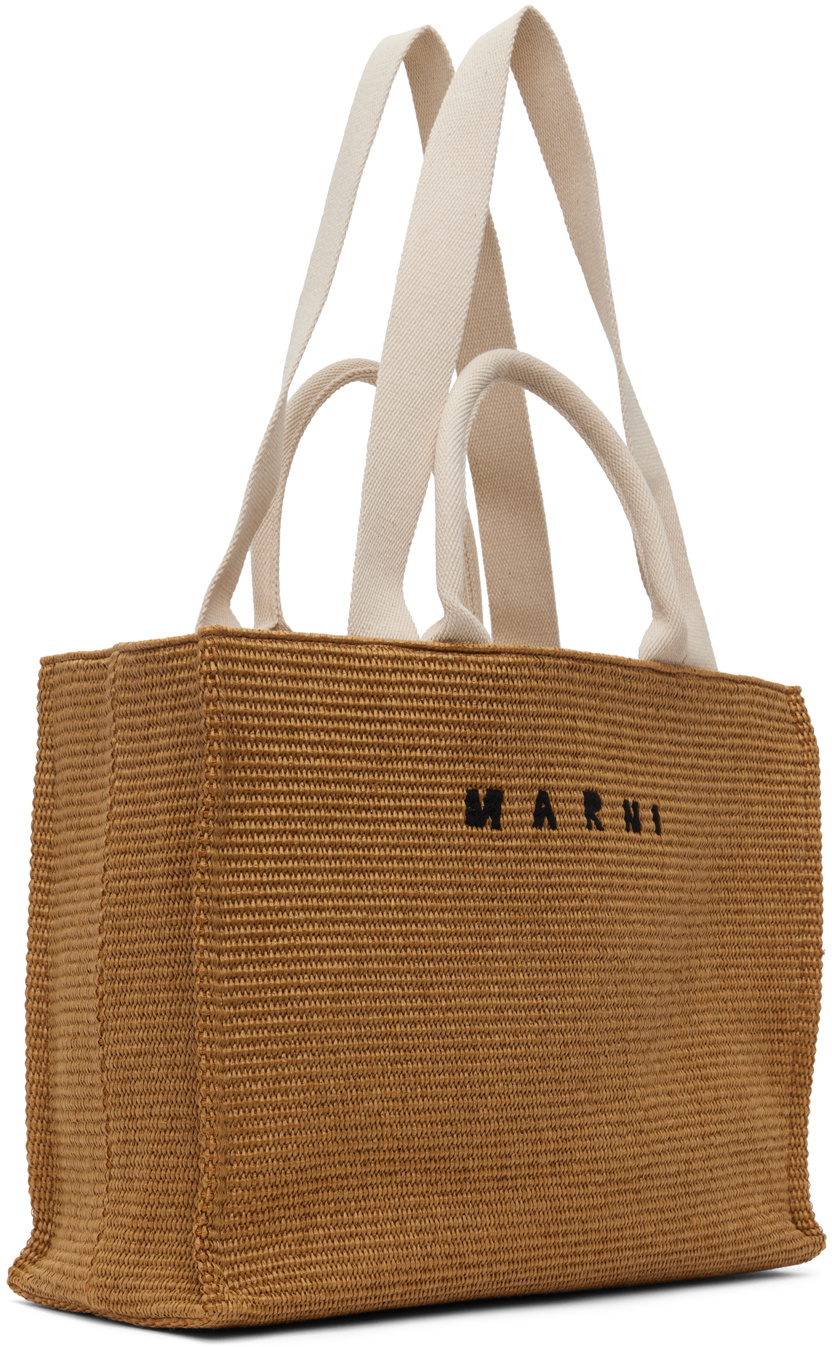 Marni Brown East-West Tote Bag Marni