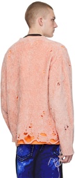Doublet Pink Embroidered Cardigan