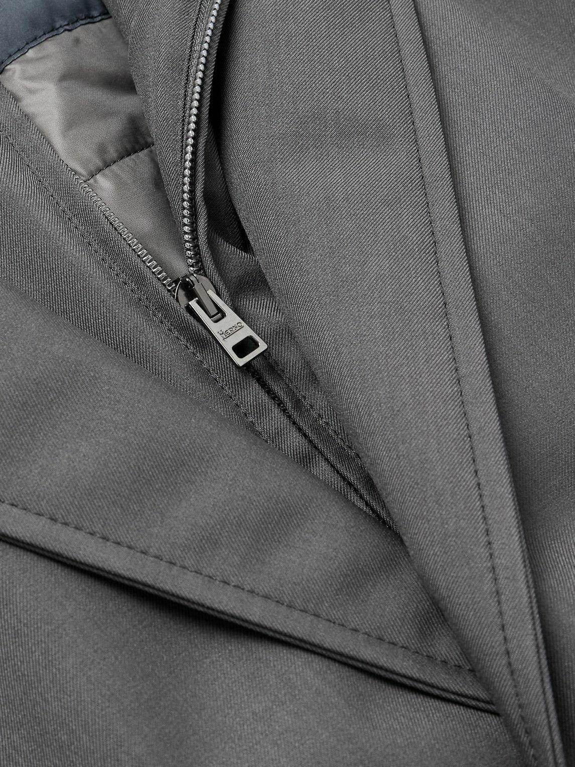 Herno - Shell Coat With Detachable Gilet - Gray