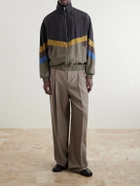 Valentino Garavani - Silk Striped Zip-Up Jacket - Multi