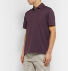 Aspesi - Cotton-Jersey Polo Shirt - Burgundy