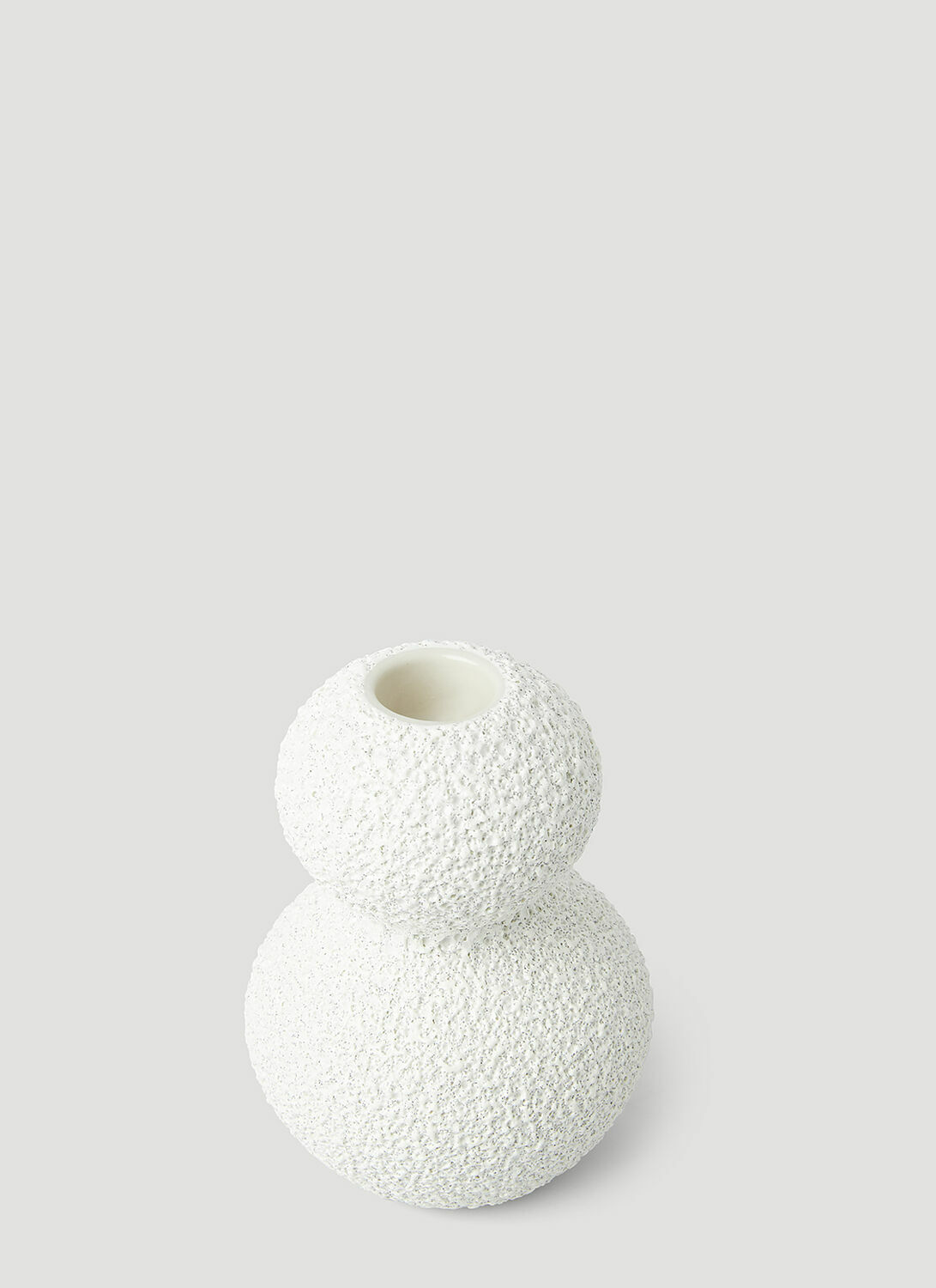 Marloe Marloe Set of Two Lava & Bone Candlestick Holders