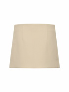 COPERNI Tailored Viscose Blend Mini Skirt