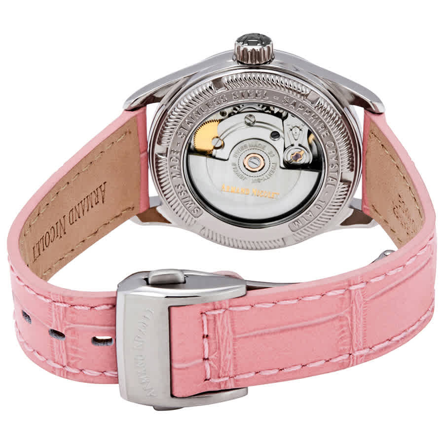 Armand Nicolet M03-2 Automatic Pink Mother of Pearl Dial Ladies Watch A153AAA-AS-P882RS8
