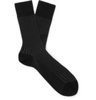FALKE - Shadow Ribbed Cotton-Blend Socks - Unknown