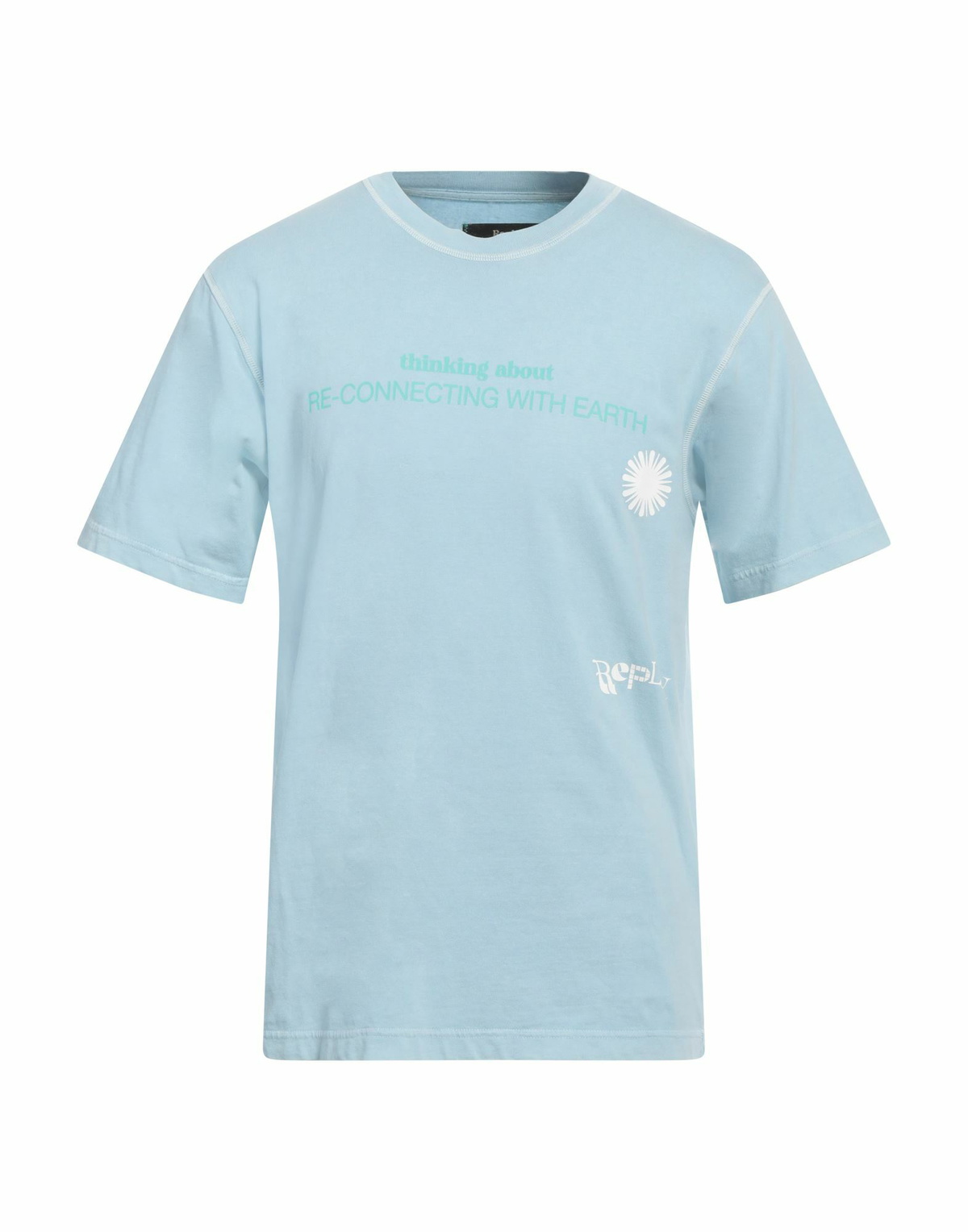 Replay Mens T-shirt Sky in Blue