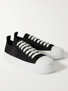 Dolce & Gabbana - Portofino Logo-Appliquéd Canvas Sneakers - Black