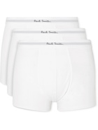 Paul Smith - Three-Pack Stretch-Cotton Boxer Briefs - White