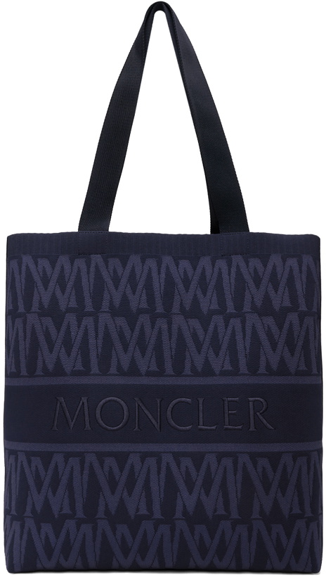 Photo: Moncler Navy Knit Tote