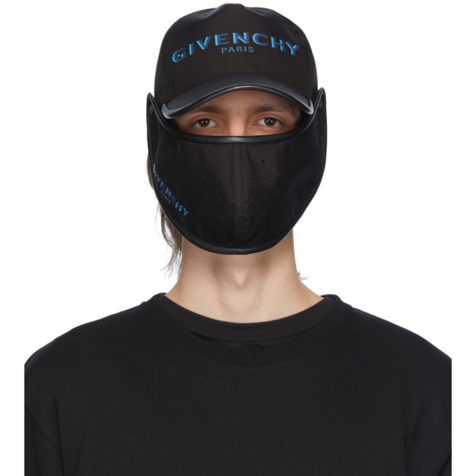 Photo: Givenchy Black Logo Mask Cap