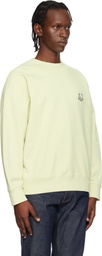 Maison Kitsuné Green Fox Head Oversize Sweatshirt