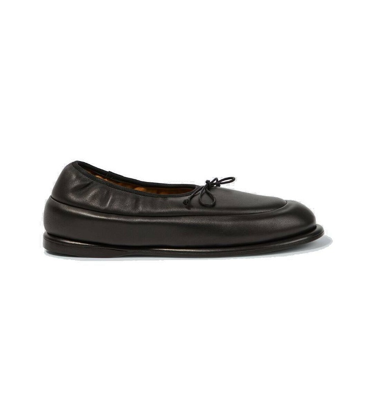 Photo: Jacquemus Les Chaussures Pilou leather loafers