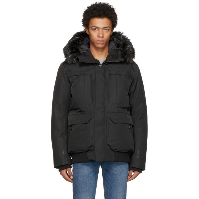 Photo: The North Face Black Down Cryos GTX Expedition Bomber Jacket