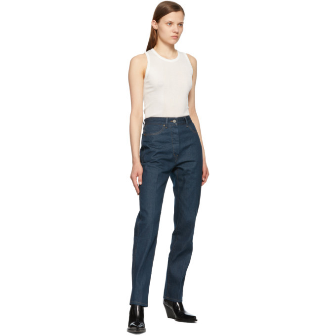 Lemaire Blue Fitted Jeans Lemaire