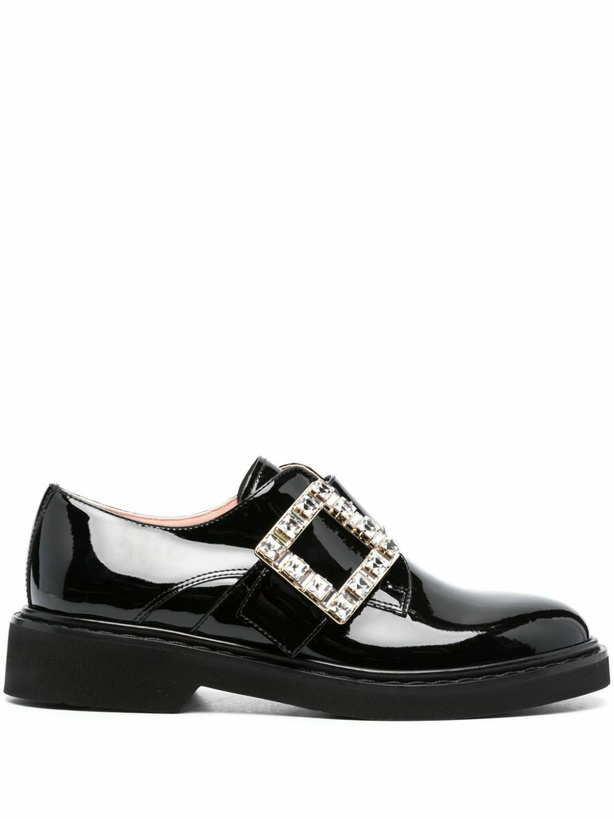 Photo: ROGER VIVIER - Viv Ranger Leather Loafers