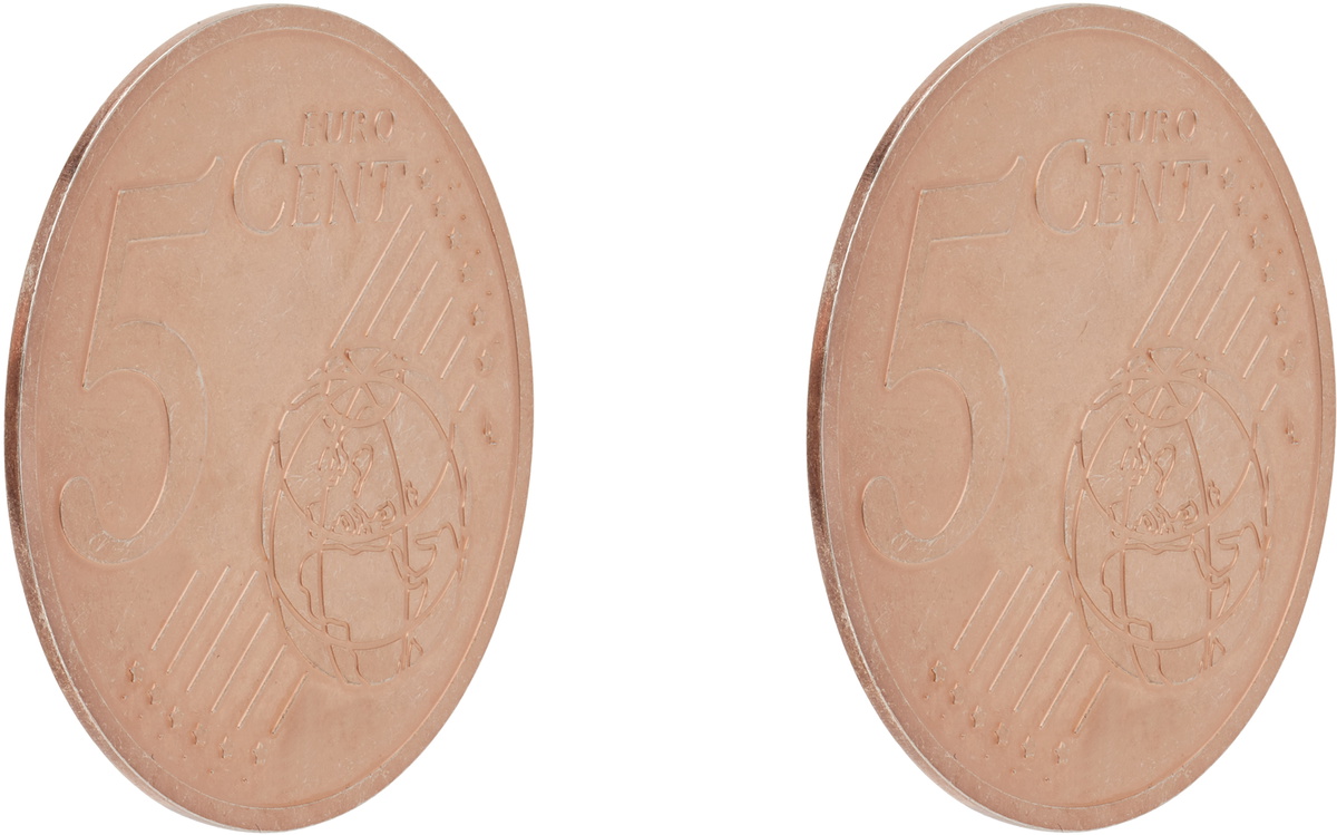 VAQUERA Bronze D'heygere Edition Coin Earrings