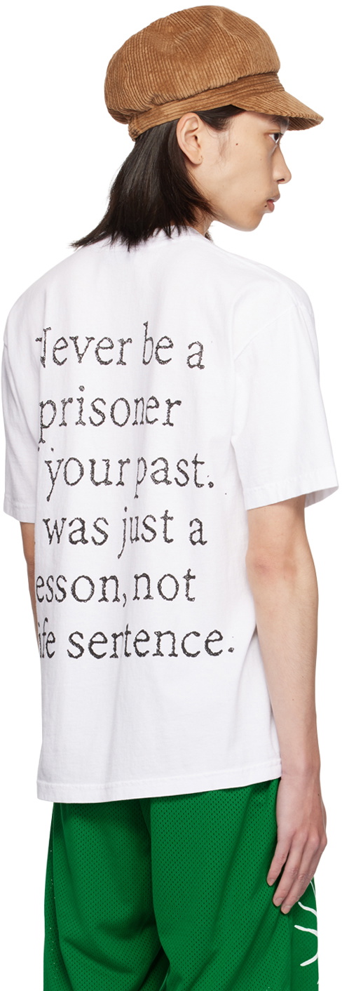 Online Ceramics White 'Just A Lesson' T-Shirt