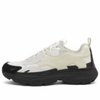 Maison Kitsuné Men's Sora Runner Sneaker in Black/White