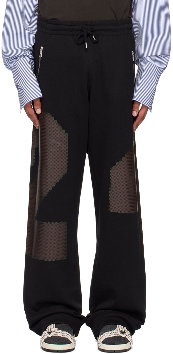 Dries Van Noten Black Loose-Fit Sweatpants Dries Van Noten